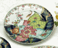 Mottahedeh Tobacco Leaf Salad/Dessert Plate