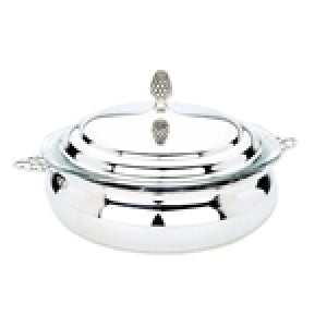 Reed and Barton 2qt Round Covered Casserole