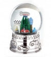 Reed and Barton Race Car Waterglobe