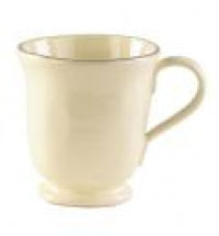 Vietri Cucina Fresca Cream Footed Mug
