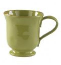 Vietri Cucina Fresca Sage Footed Mug