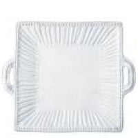Vietri Incanto Stripe Square Handled Platter