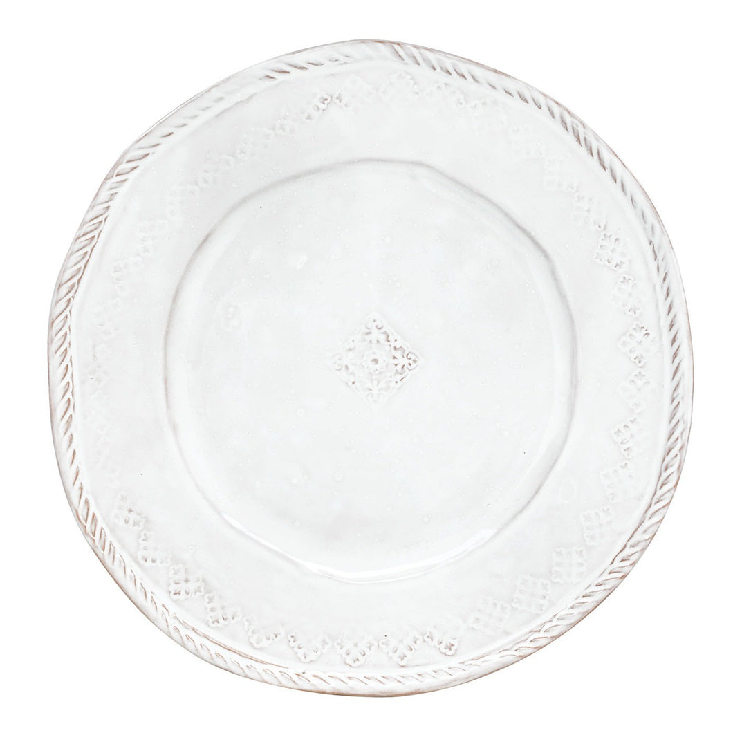 Vietri Belleza White Dinner Plate
