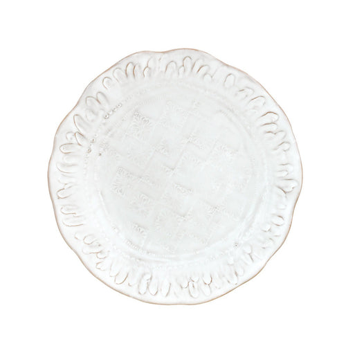 Vietri Belleza White Salad Plate