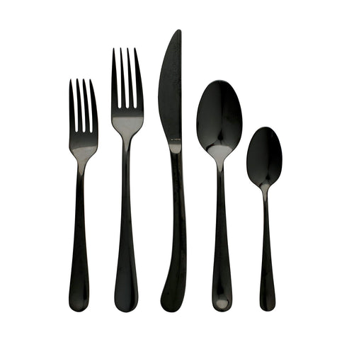 Settimocielo Nero 5 Piece Place Setting by Vietri