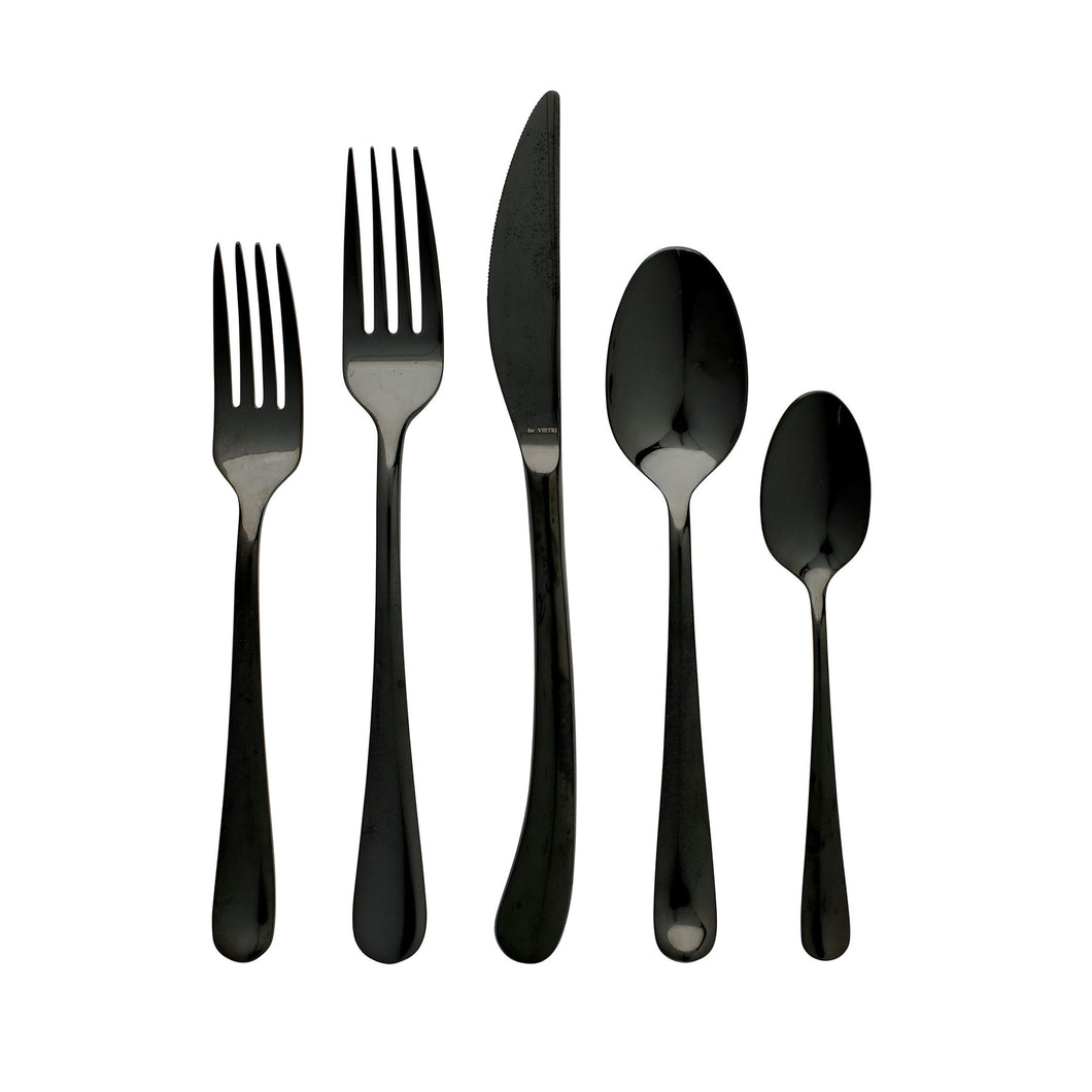 Settimocielo Nero 5 Piece Place Setting by Vietri