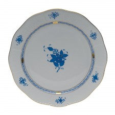 Herend Chinese Bouquet Blue Round Platter
