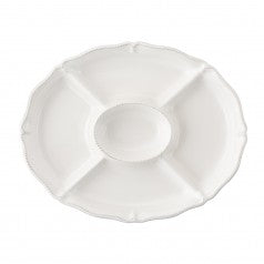 Juliska Berry and Thread Crudite/Relish Platter in White