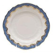 Fishscale Blue Bread and Butter Plate by Herend