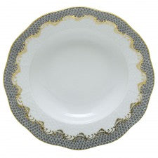 Herend Fishscale Gray Dessert Plate