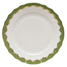 Herend Fishscale Green Dinner Plate