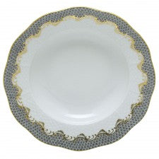 Herend Fishscale Gray Salad Plate