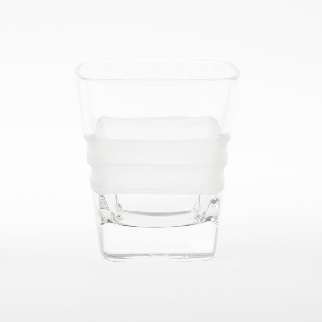 Vietri Lastra Glass Double Old Fashioned