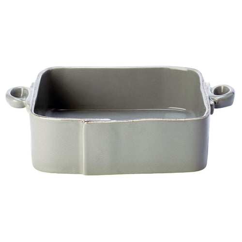 Vietri Lastra Square Baker in Gray