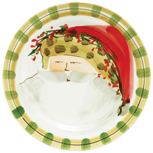 Vietri Old St. Nick Animal Hat Dinner Plate