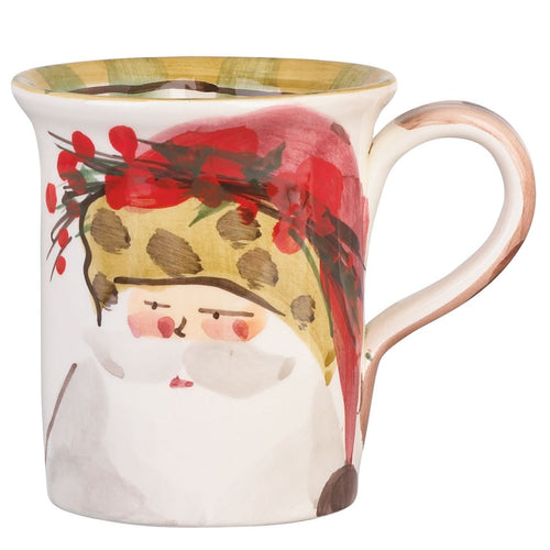 Vietri Old St. Nick Animal Hat Mug