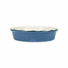 Vietri Italian Bakers Pie Dish in Blue