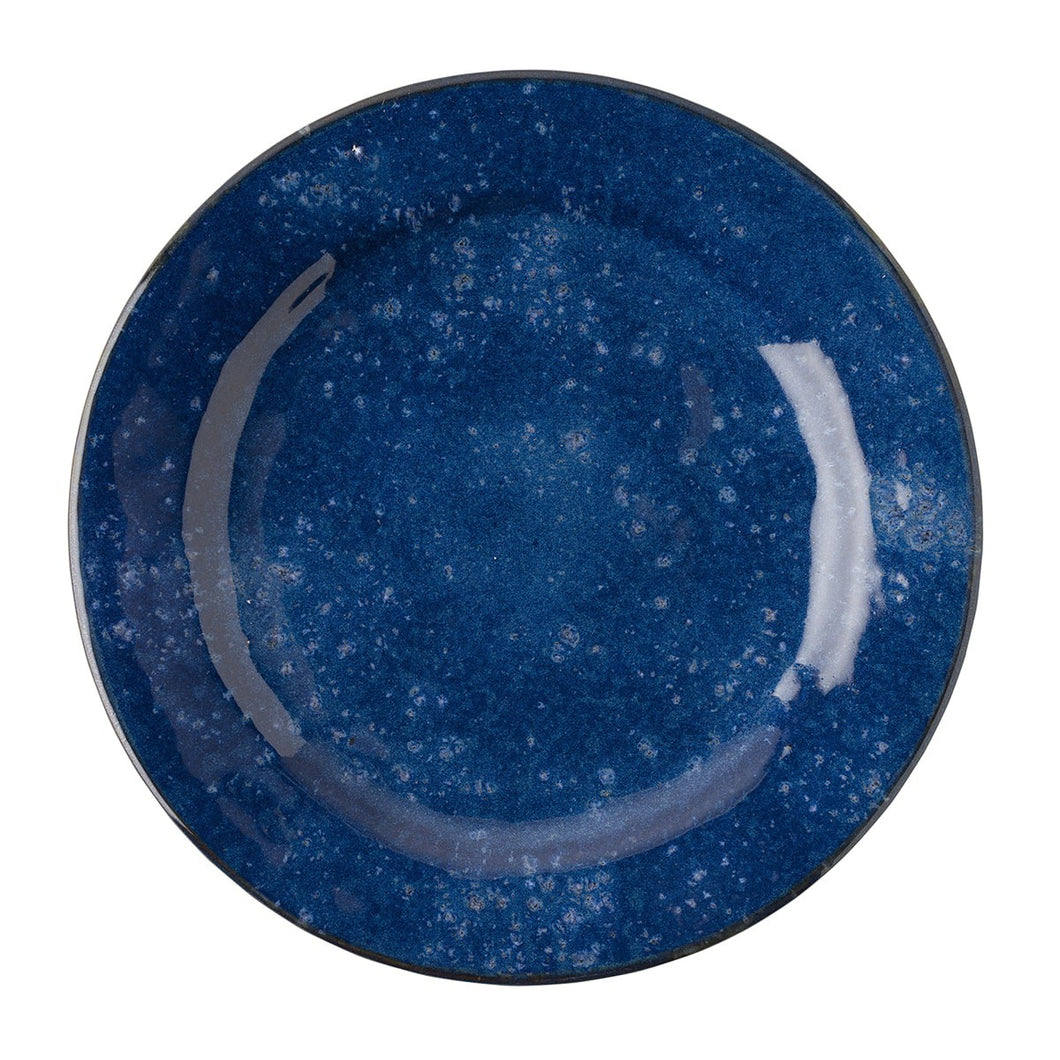 Puro Dappled Cobalt Dinner Plate by Juliska