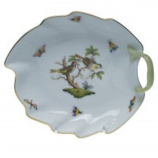 Herend Rothschild Bird Leaf Dish