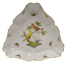 Herend Rothschild Bird Triangle Dish