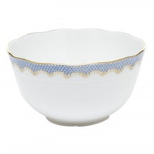 Herend Fishscale Light Blue Round Bowl