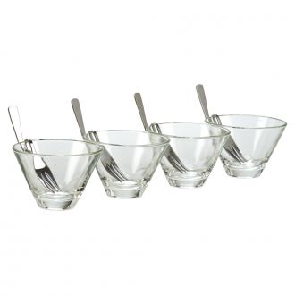 Set of 4 Tasting Dishes with Forks